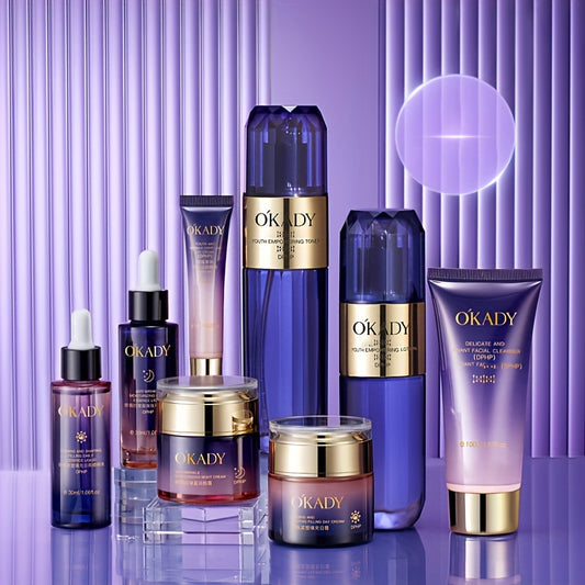 8pcs Korean Hydrating Facial Care Set  Hypoallergenic Formula
