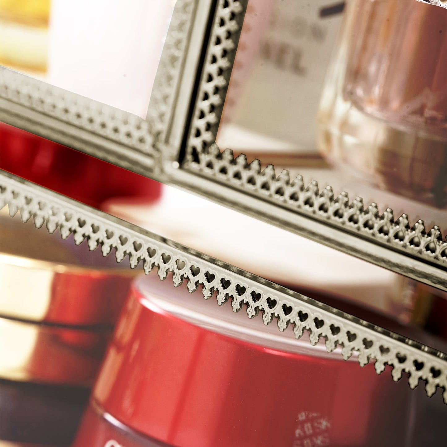 Luxe Pinklady Silver Makeup set